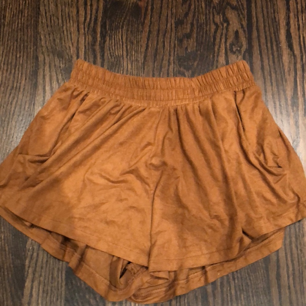 Girls suede like shorts. Good condition